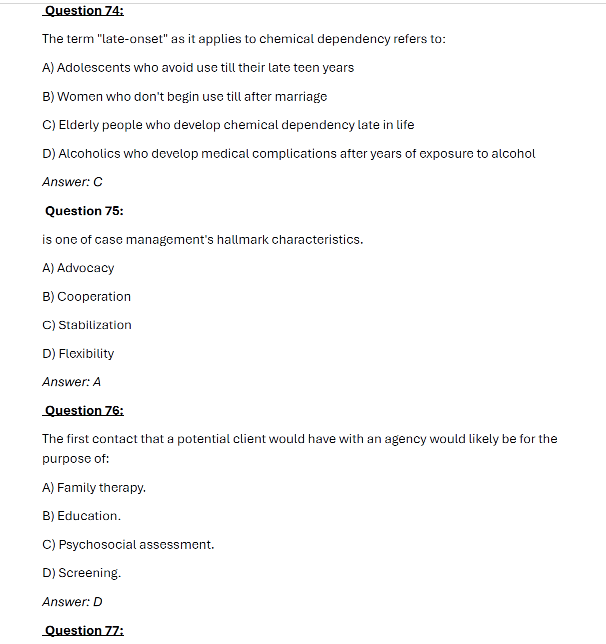 150 Questions for the CADC 2024 Exam with Answers & Explanation