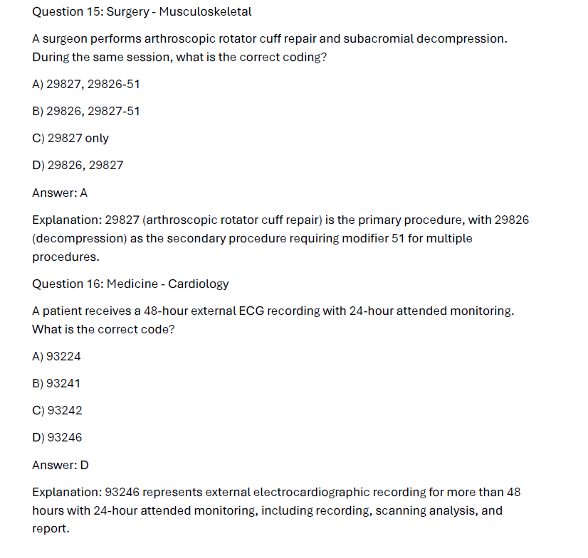 600 Practice Questions for the AAPC CPC 2024 Exam