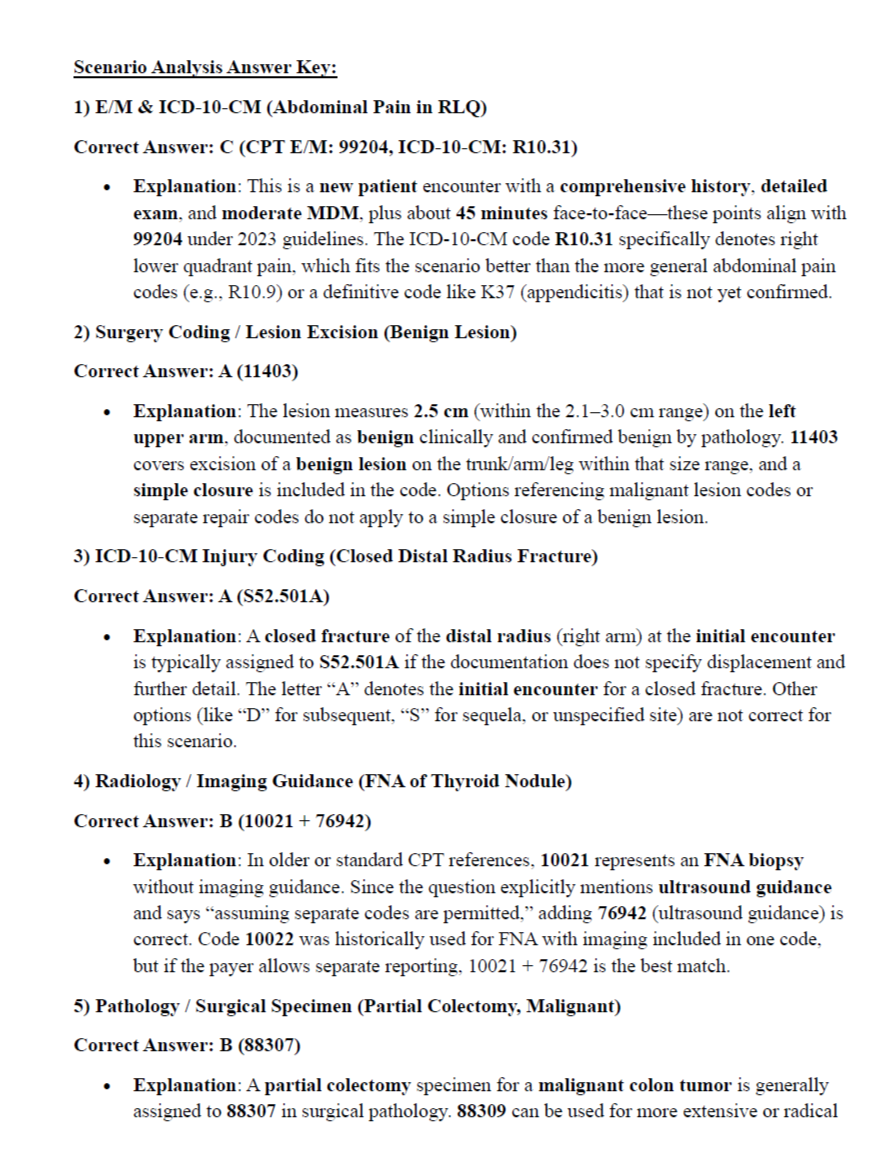 AAPC CPC Ultimate Exam Study Guide | 235 Pages of Detailed Notes, Mock Exams, Cheat Sheets, & More