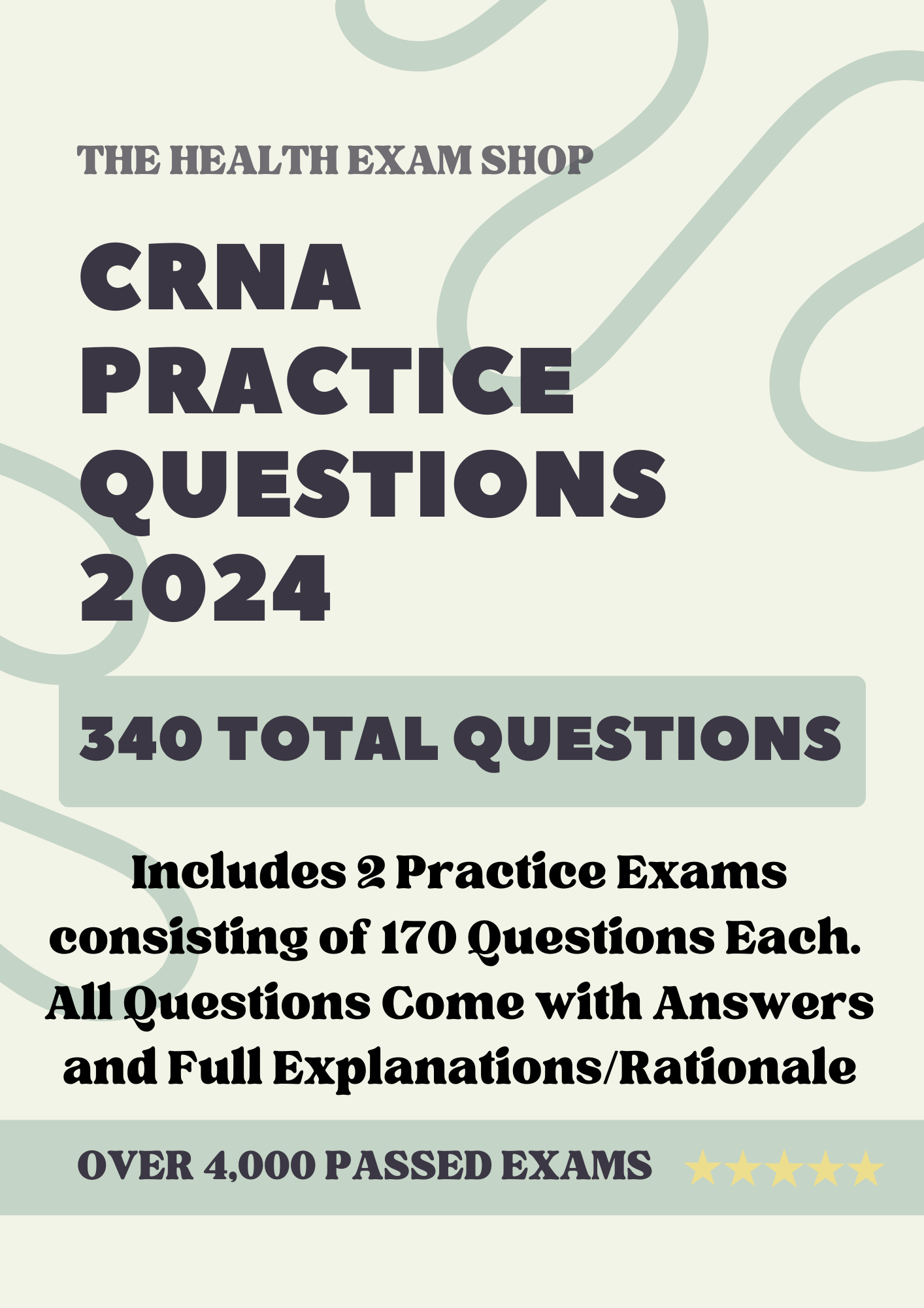 340 Questions for the CRNA 2024 Exam with Answers & Explanations