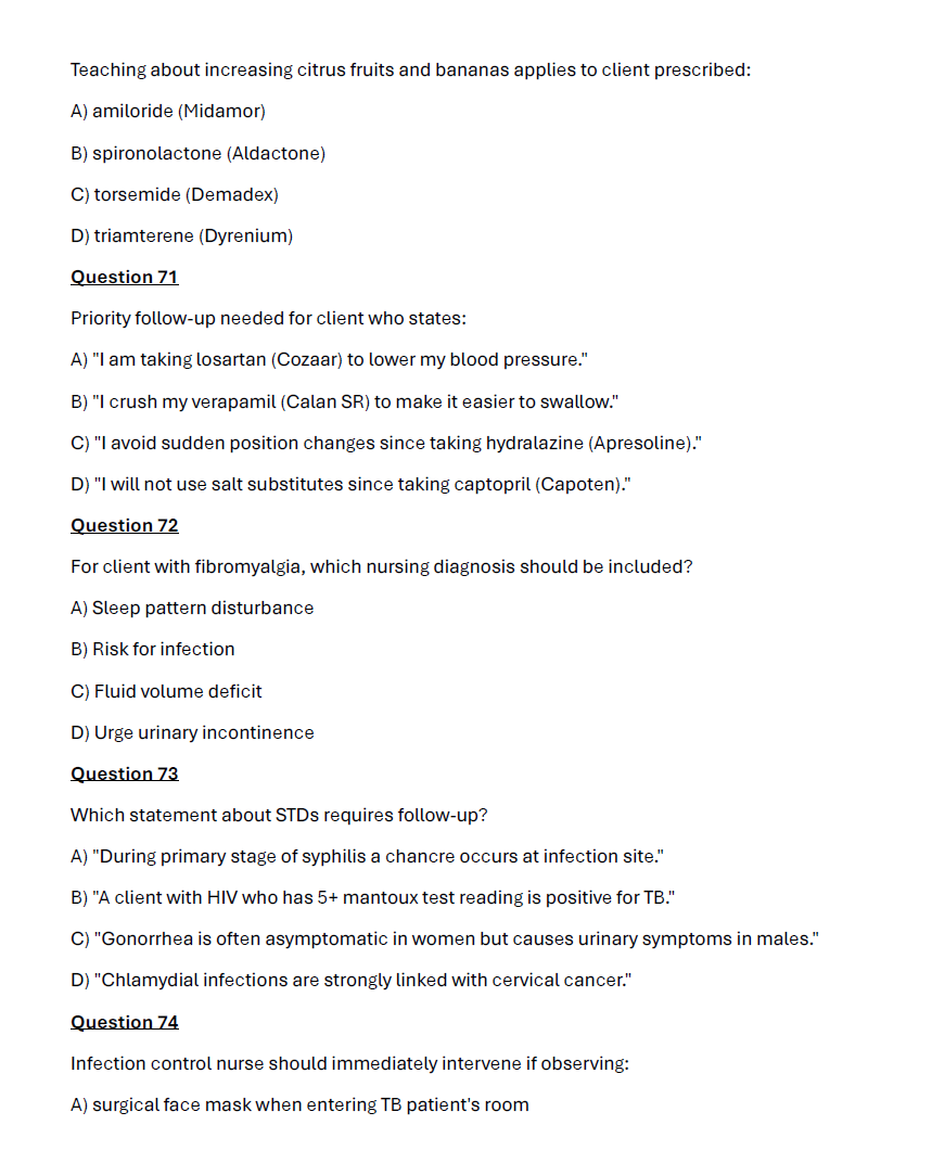 200 Questions for the HESI Exit 2024 Exam with Answers & Explanations